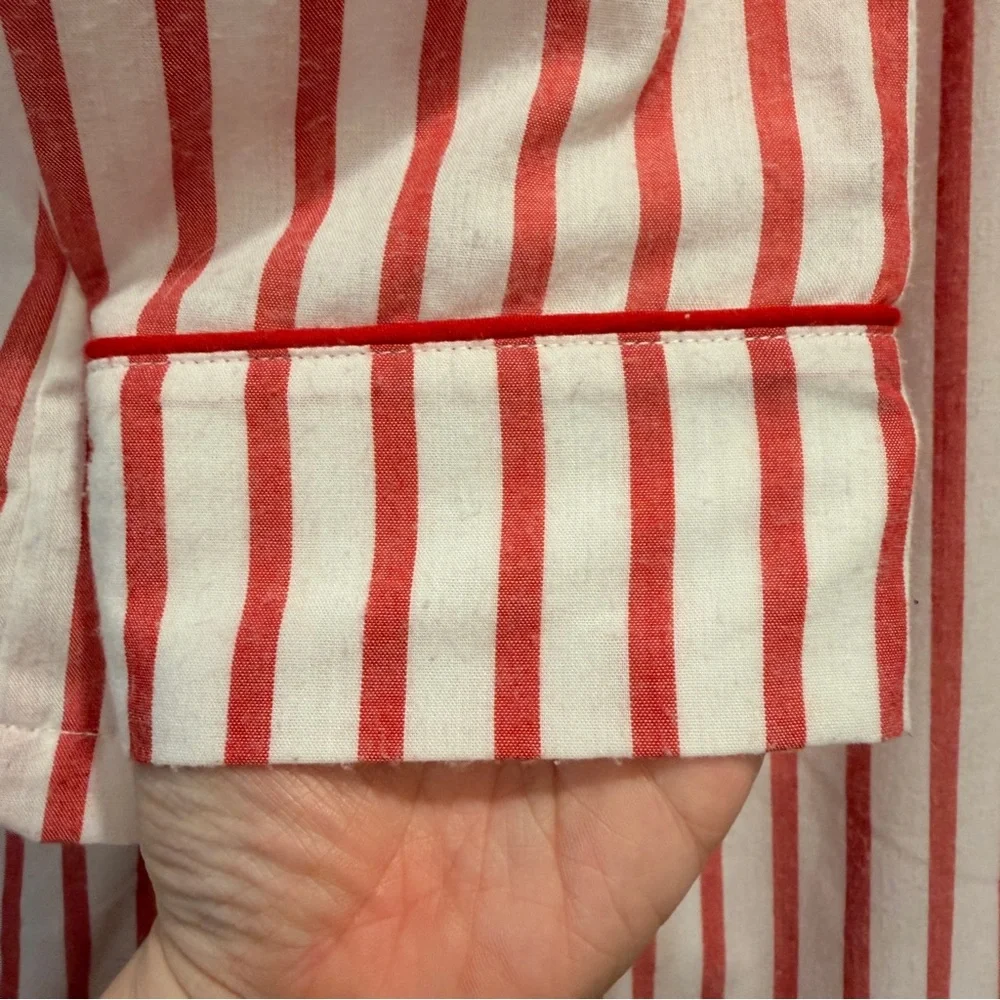 Crewcuts Red Stripe Pajama Set Kids XL / 12-14 Classic Lightweight Summer PJs